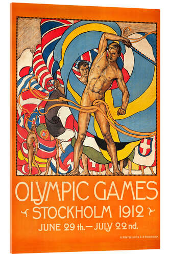 Quadro em acrílico Olympic Games Stockholm 1912