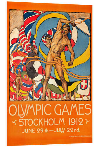 Tableau en PVC Olympic Games Stockholm 1912