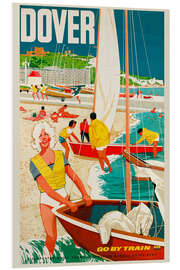 Foam board print Dover Beach