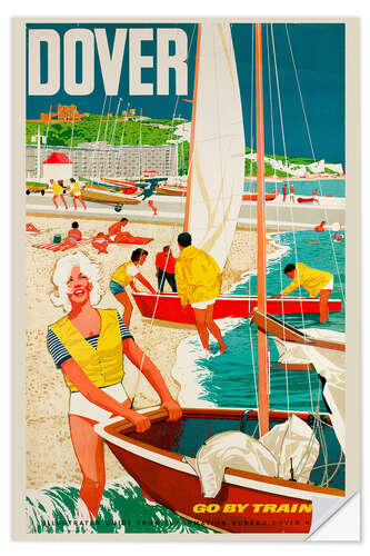 Selvklebende plakat Dover Beach