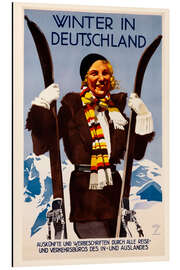 Magnettafel Winter in Deutschland