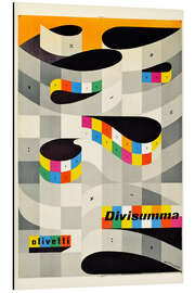 Stampa su alluminio Divisumma Olivetti - Vintage Educational Collection
