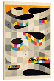 Puutaulu Divisumma Olivetti - Vintage Educational Collection