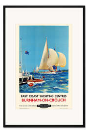 Gerahmter Kunstdruck East Coast Yachting