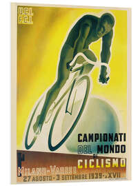 Foam board print World Cycling Championship Milan-Varese, 1939 (Italian)