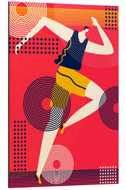 Magnettafel Leichtathlet Läufer