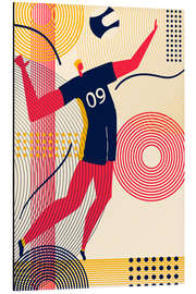 Magnettafel Volleyball