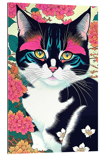 Gallery Print Neugierige Katze