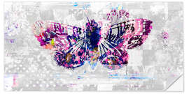 Sticker mural Butterfly Silhouette, 2016