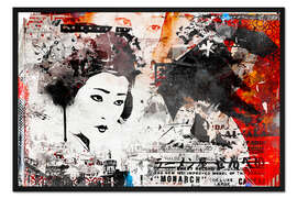 Gerahmter Kunstdruck Modern Geisha, 2014