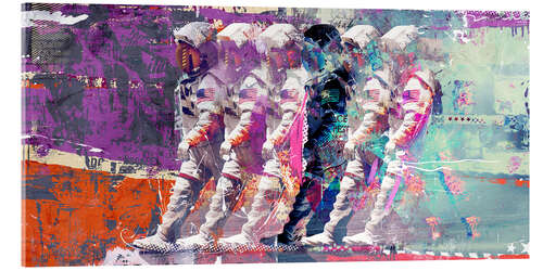 Cuadro de metacrilato Astronaut Moonwalk, 2014