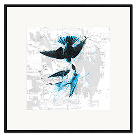 Framed art print Spiraling Birds II, 2017