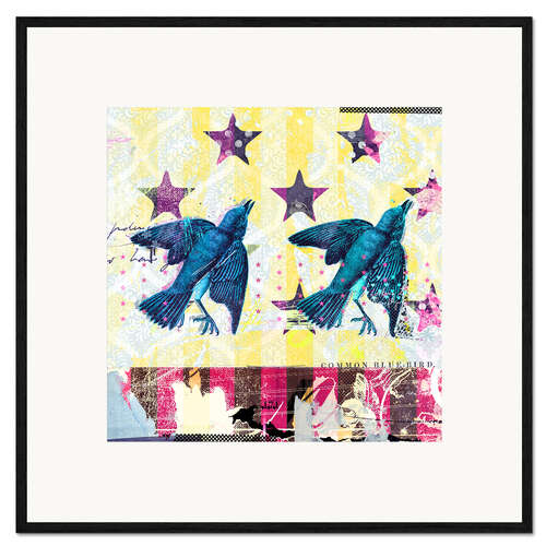 Impression artistique encadrée Birds in Serie, 2015
