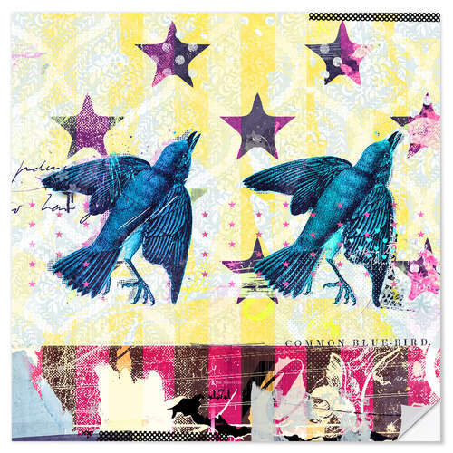 Wandsticker Birds in Serie, 2015