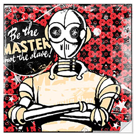 Självhäftande poster Be the Master, 2015