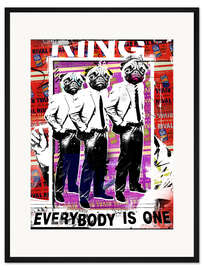 Gerahmter Kunstdruck Everybody Is One, 2017