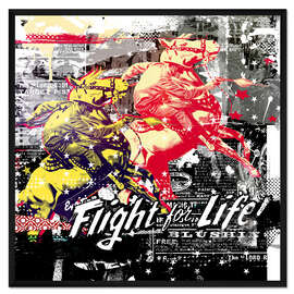 Gerahmter Kunstdruck Flight for Life!, 2015