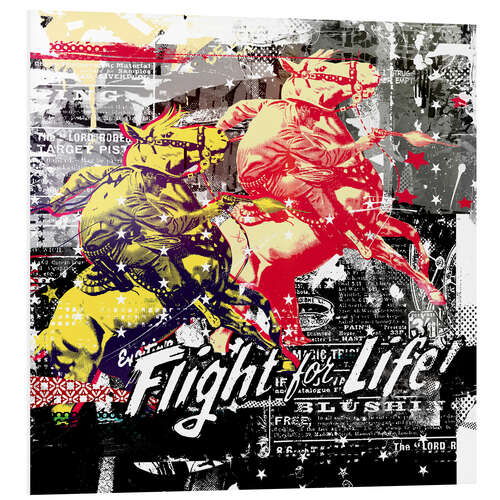 Cuadro de PVC Flight for Life!, 2015