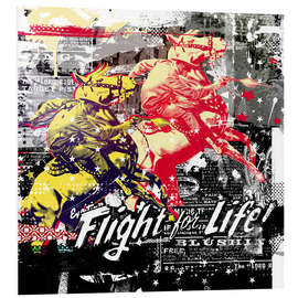 Stampa su PVC Flight for Life!, 2015