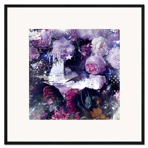 Framed art print Spread the Dove, 2016