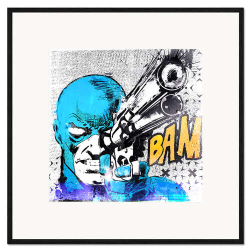 Impressão artística com moldura BAM, 2015