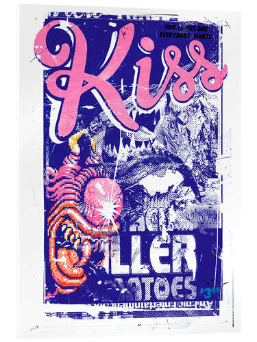 Quadro em acrílico Kiss Killer, 2015