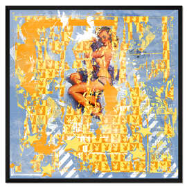 Gerahmter Kunstdruck Pin Up II, 2015