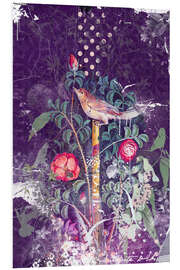 Hartschaumbild Pompeii Bird, 2014 - Teis Albers