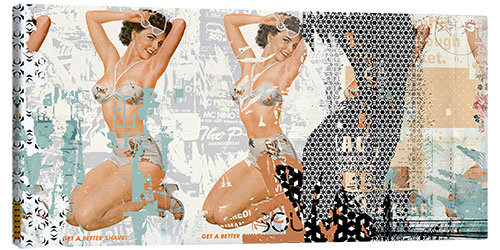 Stampa su tela Pin Ups, 2013