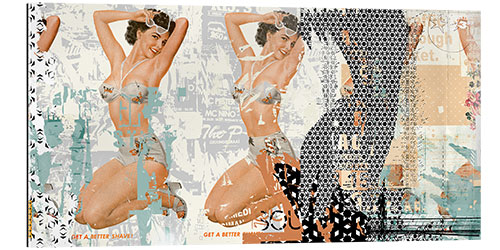 Stampa su plexi-alluminio Pin Ups, 2013