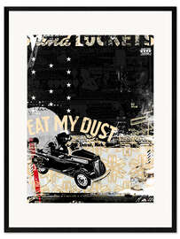 Framed art print Eat my Dust, 2014