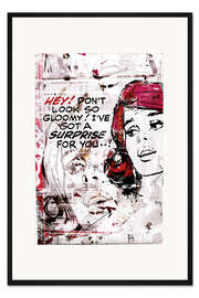 Gerahmter Kunstdruck Hey, 2015