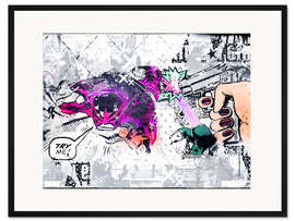 Gerahmter Kunstdruck Try Me!, 2014