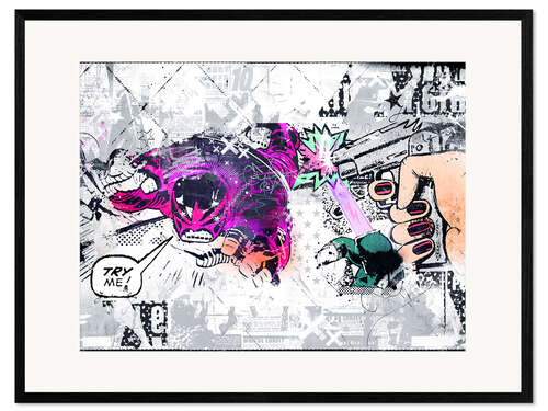 Framed art print Try Me!, 2014