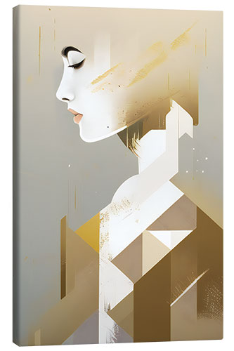 Tableau sur toile Golden Woman