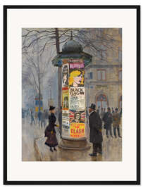 Gerahmter Kunstdruck Punk in Paris