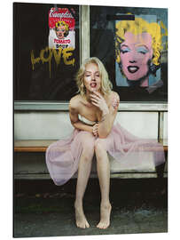 Magnettafel Marilyn Pose