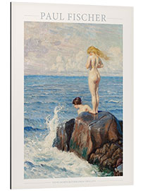 Alubild Young Women Bathing From the Cliffs