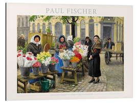 Magnettafel The Flower Market at Højbro Plads, Copenhagen