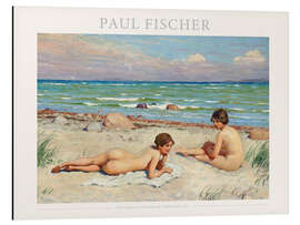 Magnettafel Two Girls at the Beach, Hornbaek, 1917