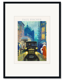 Framed art print Evening Scene From Østergade, Copenhagen