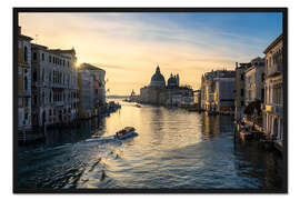 Gerahmter Kunstdruck Canal Grande, Venedig