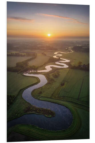 Obraz na PCV River Landscape in the Netherlands