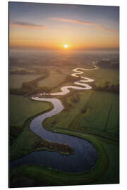 Magnettafel Flußlandschaft in den Niederlanden