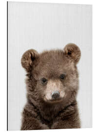 Aluminium print Baby Brown Bear