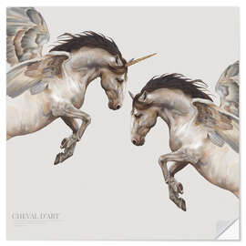 Wandsticker Cheval d'Art