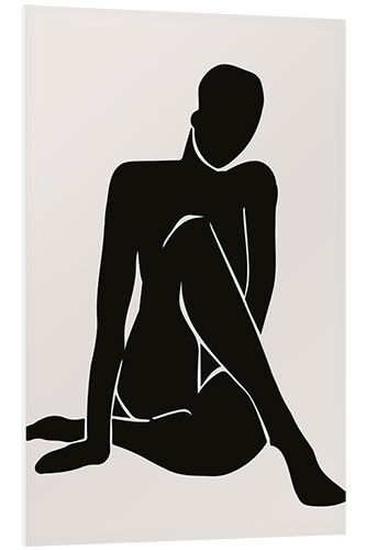 Foam board print Woman I