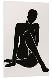 Foam board print Woman I