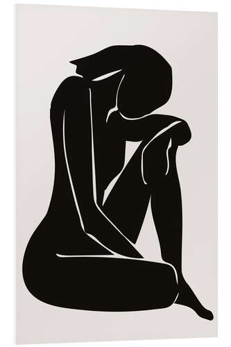 Foam board print Woman II