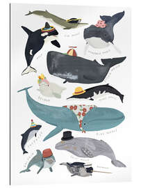 Galleriprint Whales With a Hat